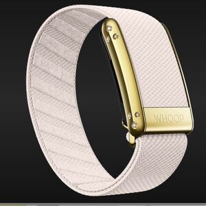 Whoop band 4.0 Pink with gold